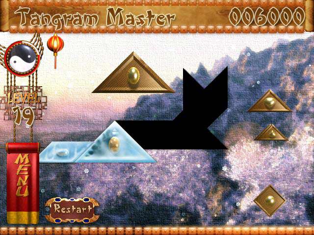 Temple of Tangram game screenshot - 1