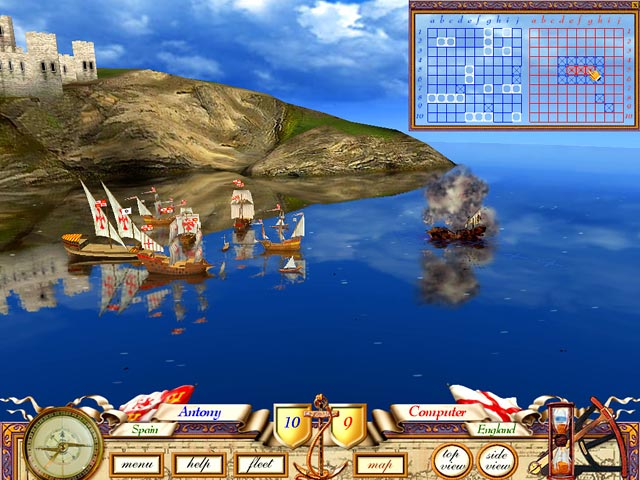 The Great Sea Battle: The Game of Battleship game screenshot - 1