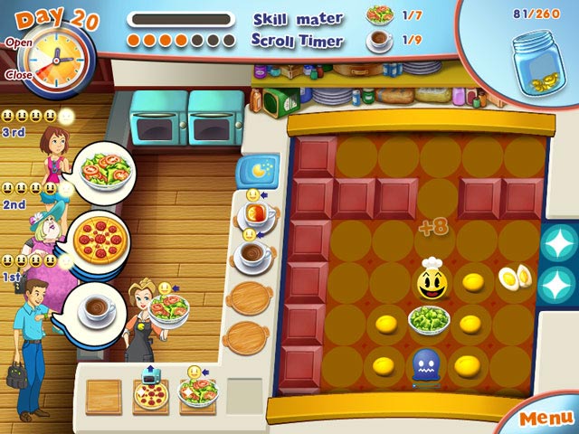 The PAC-MAN Pizza Parlor game screenshot - 3