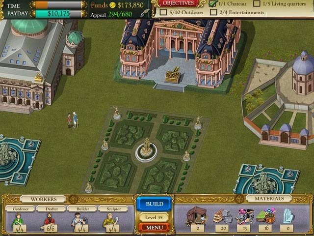 The Palace Builder game screenshot - 2