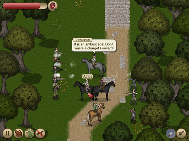 The Three Musketeers: Queen Anne's Diamonds game screenshot - 1
