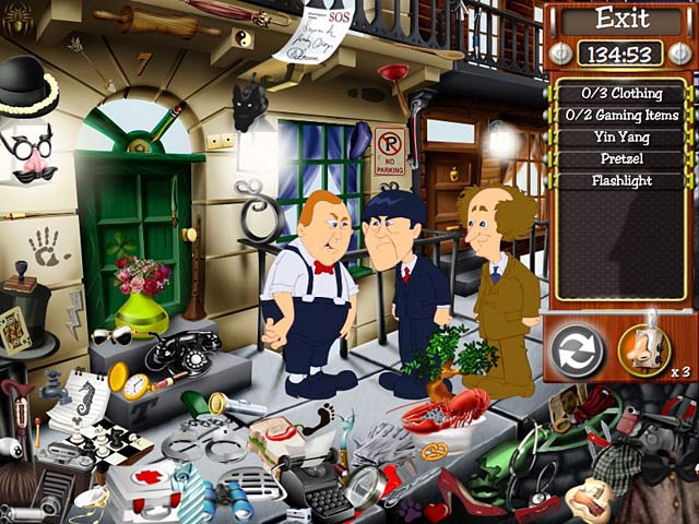 The Three Stooges: Treasure Hunt Hijinks game screenshot - 3