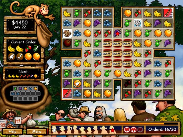 Tino's Fruit Stand game screenshot - 1