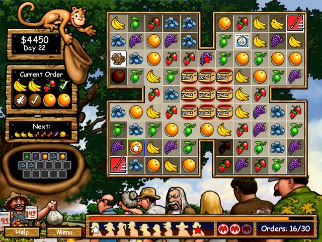 Tino's Fruit Stand game screenshot - 1
