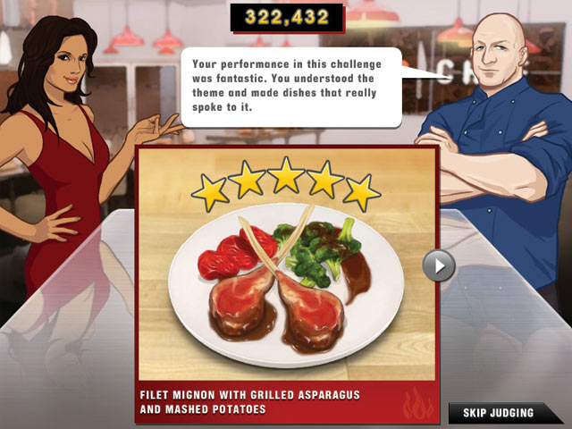 Top Chef game screenshot - 2