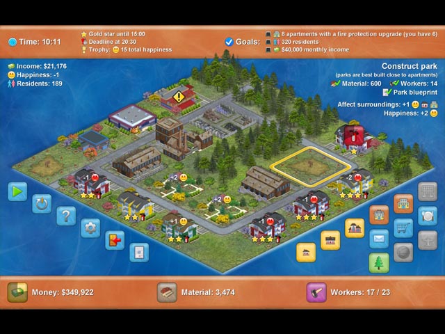 Townopolis: Gold game screenshot - 1