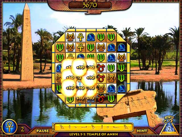 Treasure Pyramid game screenshot - 1