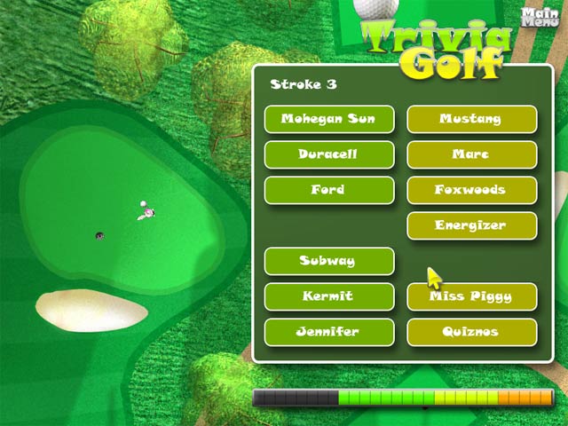 Trivia Golf game screenshot - 3