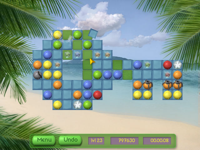 Tropical Puzzle game screenshot - 1