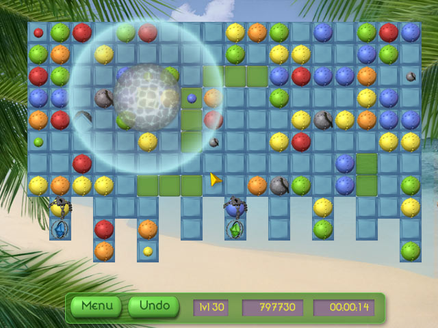 Tropical Puzzle game screenshot - 2
