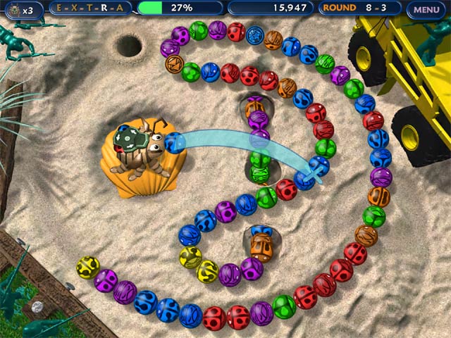 Tumble Bugs game screenshot - 2