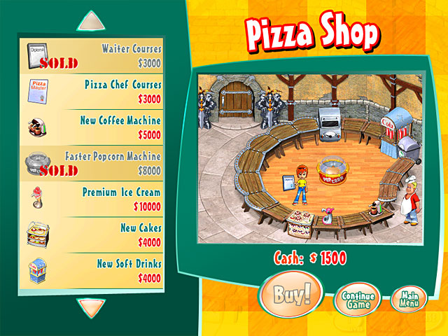 Turbo Pizza game screenshot - 2