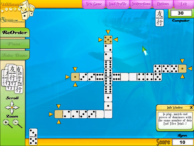 Ultimate Dominoes game screenshot - 1