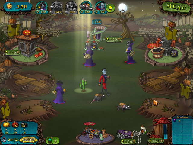 Vampires vs. Zombies game screenshot - 2