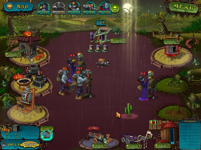Vampires vs. Zombies game screenshot - 3