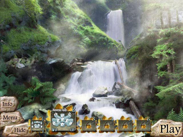 Waterscape Solitaire: American Falls game screenshot - 3