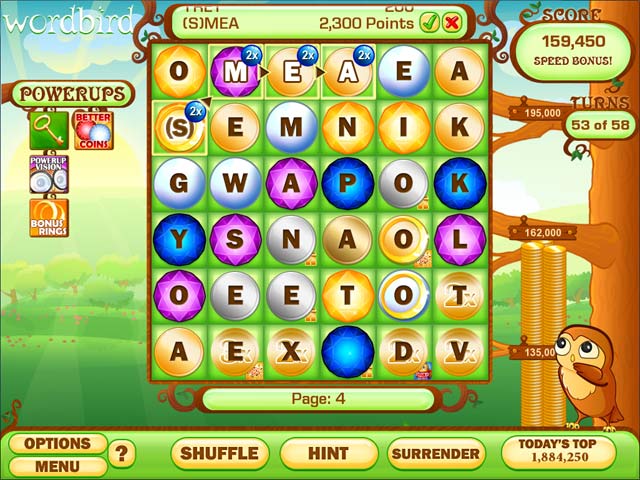 Word Bird Supreme game screenshot - 1