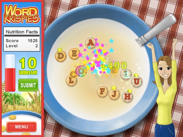 Word Krispies game screenshot - 1