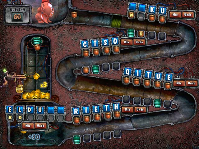 Word Whomp Underground game screenshot - 2