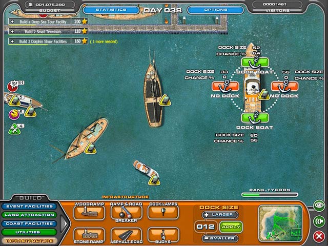 Youda Marina game screenshot - 2