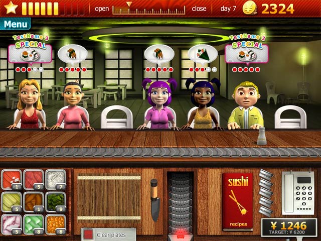 Youda Sushi Chef game screenshot - 1