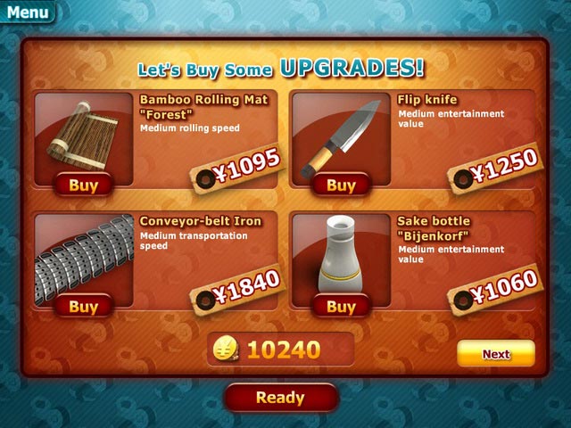 Youda Sushi Chef game screenshot - 2