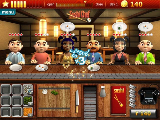 Youda Sushi Chef game screenshot - 3